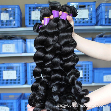 10A Grade Double Drawn Virgin Peruvian Hair Bundle,Unprocessed Peruvian Virgin Hair, Wholesale 100% Peruvian Human Hair